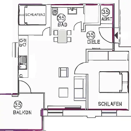 Strandlaeufer Im Villen-ensemble * Baabe